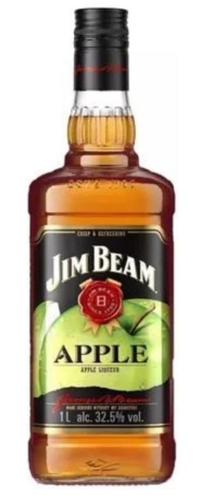 Whiskey Bourbon Americano Jim Beam Apple 1 Litro ABV 32,5%