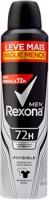 Antitranspirante Aerossol Invisible Rexona Men 250ml Tamanho Especial