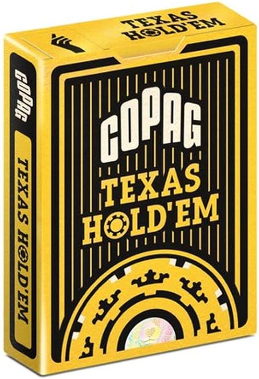 Baralho Poker Texas Hold'em Naipe Grande - Preto - Poker Size - Copag