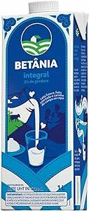 Betânia - Leite UHT Integral, 1L