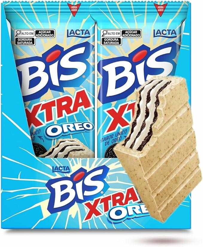 Bis Xtra Oreo - Caixa Com 24 Unidades De 45g