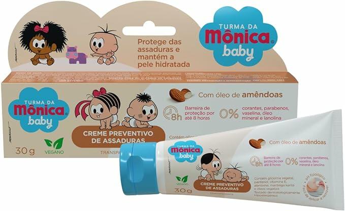 Creme Para Assadura Turma Da Monica Baby Amendoas 30Gr