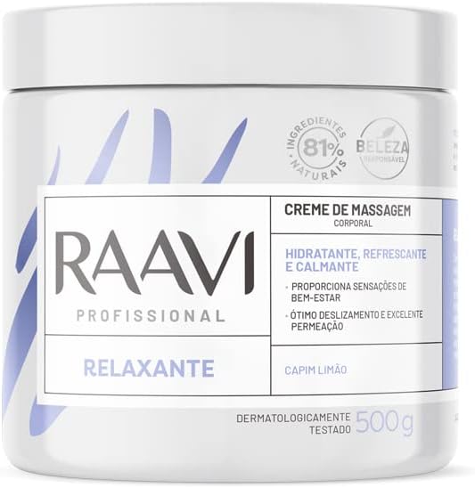 Creme Relaxante Spa, Raavi, 500G