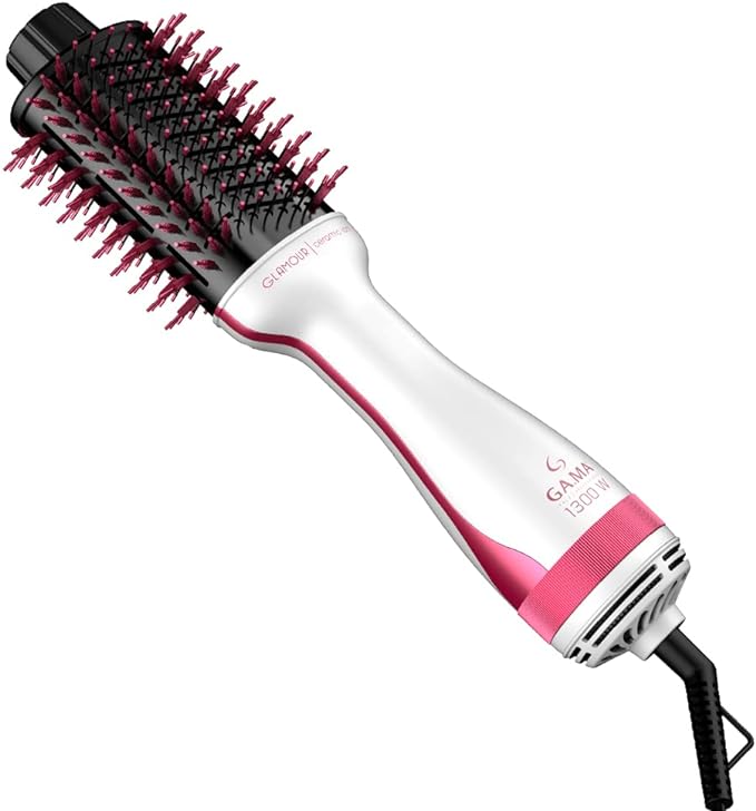 Escova Secadora Gama Glamour Pink Brush 3D 1300W - 220V