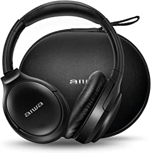 Fone de Ouvido Headphone AIWA Bluetooth, ANC - Cancelamento de ruído, dobrável - AWS-HP-01-B