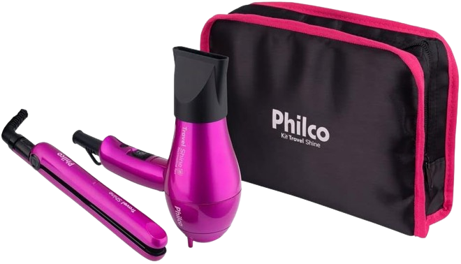 Kit Travel Shine Bivolt, Philco