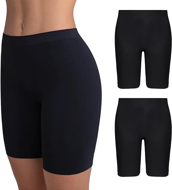 Kit 02 Shorts Lupo Modelador Poliamida Sem Costura Cintura Alta Forro Algodão Feminino Adulto