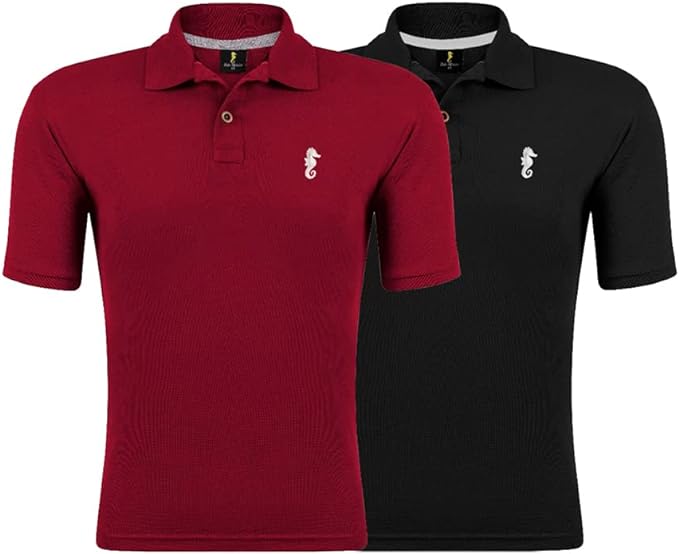 Kit 2 Camisas Gola Polo Marine