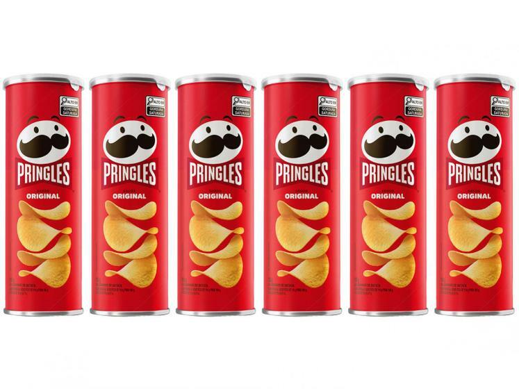 Kit Batata Pringles Original 104g 6 Unidades