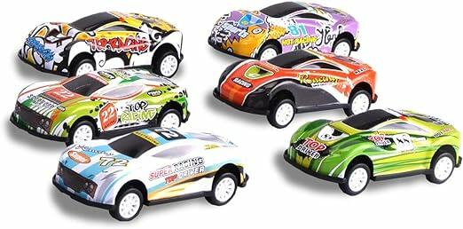 Kit com 5 Carrinhos Drift Racing em Metal, Zoop Toys, Multicor, ZP00727