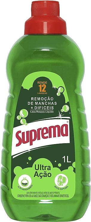 Lava Roupas Ultra Ação 1L, Suprema, Verde