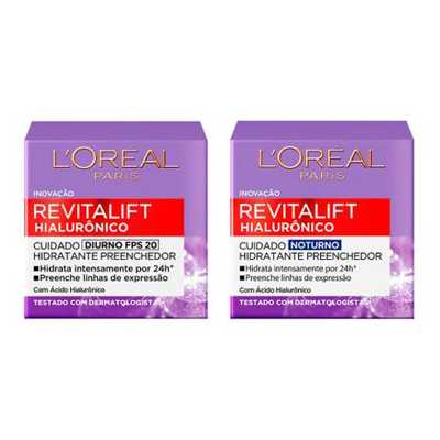 L'oréal Paris Revitalift Hialurônico Kit Anti-idade - Diurno + Noturno