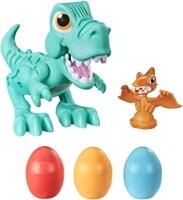 Massa de Modelar Play-Doh Dino Crew Rex, O Comilão, Ovos Recheados com Massinha - F1504 - Hasbro, Cor: Verde, laranja e vermelho