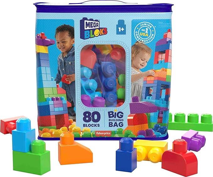 Mattel, Mega Bloks Sacola de 80 Blocos