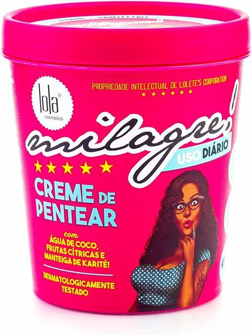 Milagre Creme Pentear 450G, Lola Cosmetics