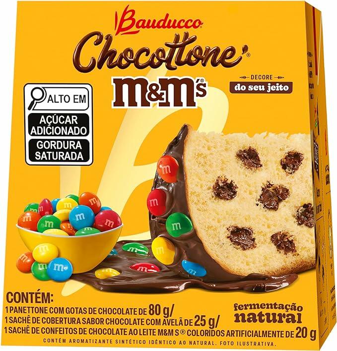 Mini Chocottone®️ Bauducco M&M'S 80G