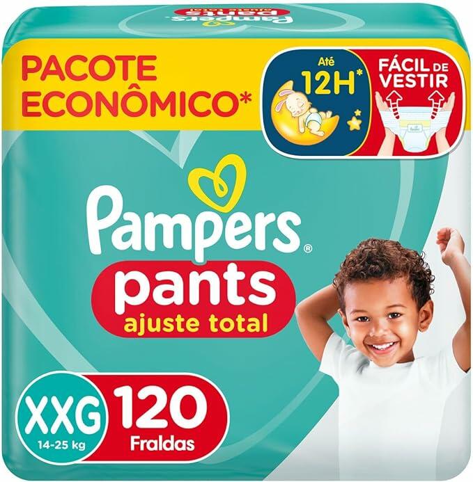 Pampers Ajuste Total Fralda XXG 120 unidades