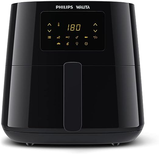 Fritadeira Airfryer Essential Xl Conectada, Philips Walita, Conectividade C/alexa, 6.2l De Capacidade, Preta, 2000w, 127v (ri9280/90)