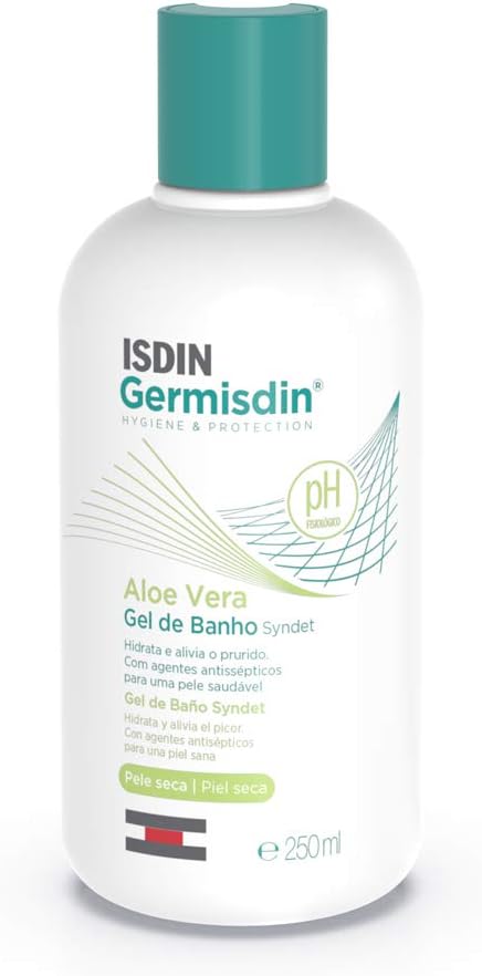 Sabonete Líquido Antisséptico ISDIN Germisdin Aloe Vera - 250ml