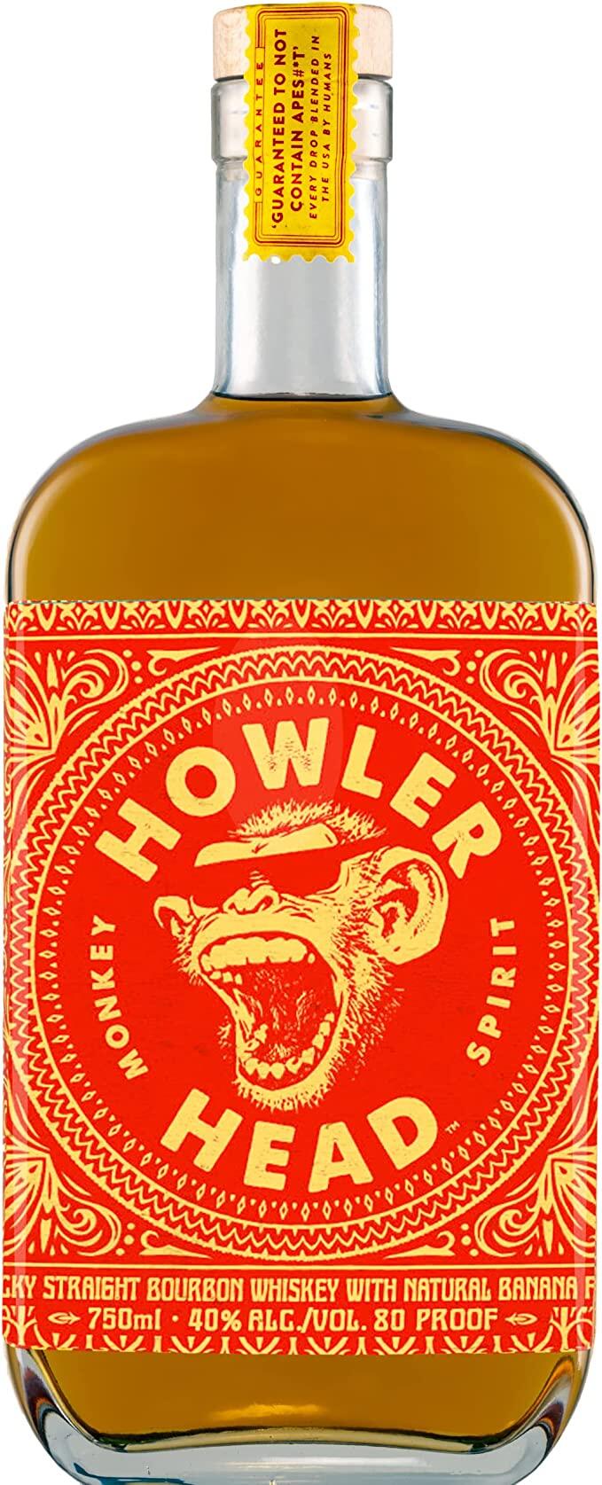 Whiskey Howler Head Banana Bourbon 750ml