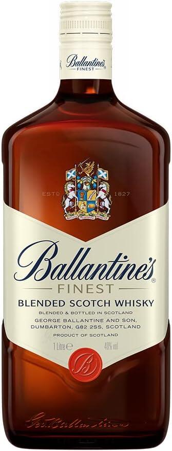 Whisky Ballantine's Finest Blended Escocês - 1 Litro