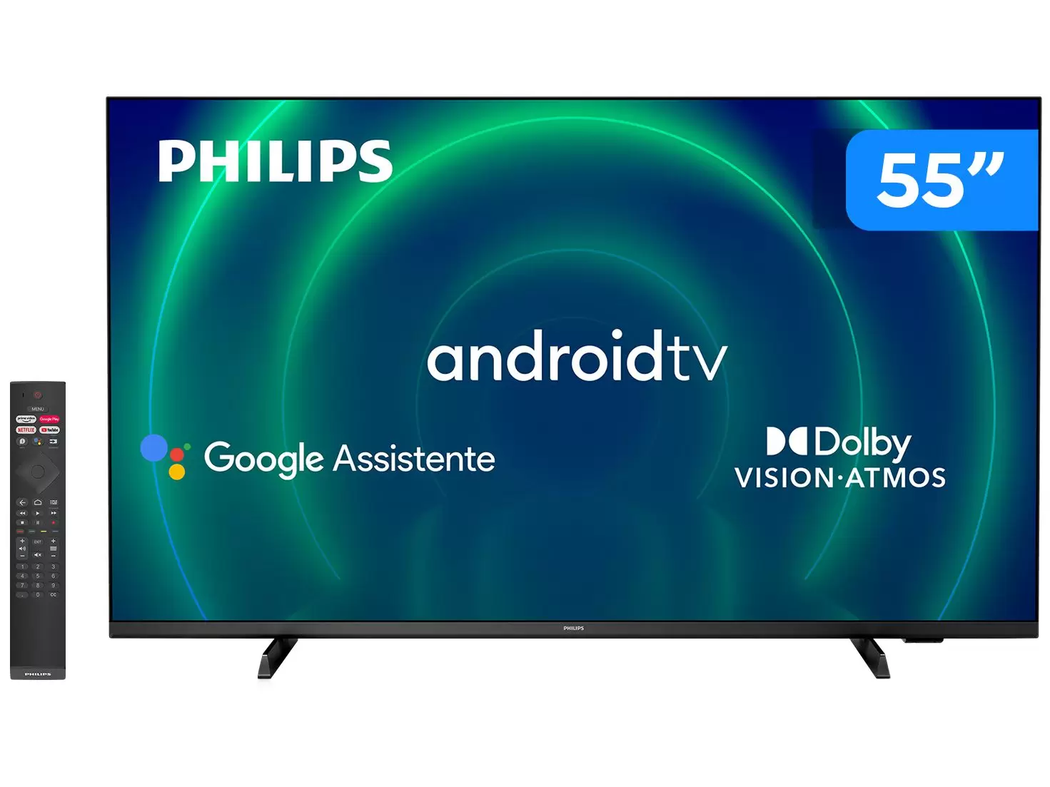 Smart TV 55” 4K UHD D-LED Philips 55PUG7406/78