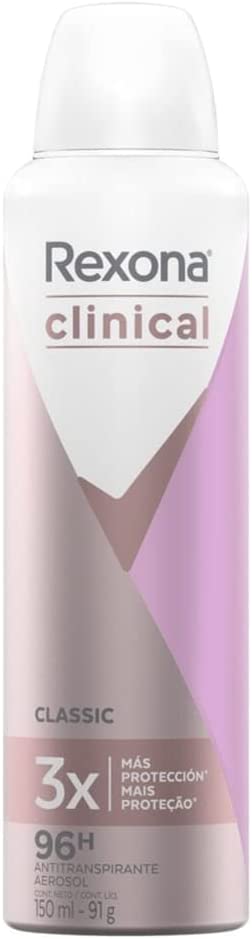 Antitranspirante Aerosol Rexona Clinical 150ml