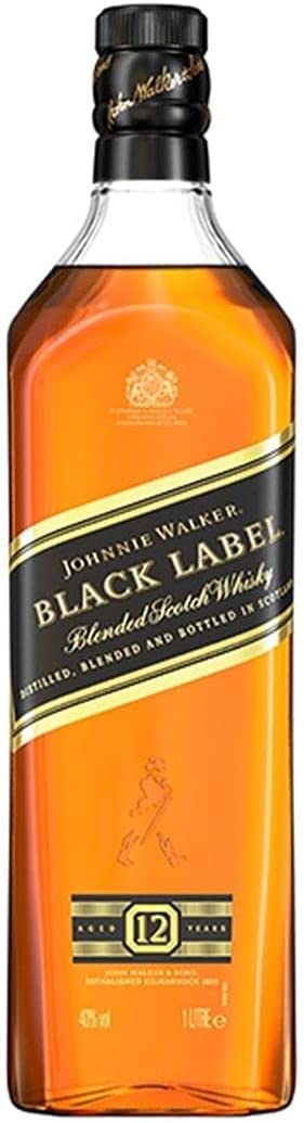 Whisky Johnnie Walker Black Label 12 Anos 1L