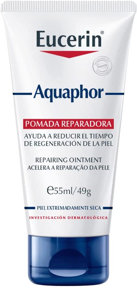 Pomada Reparadora Eucerin Aquaphor Peles Secas E Sensibilizadas Com 49G