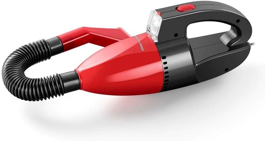 Aspirador De Pó Multilaser Automotivo 1500pa 12v 60w Solido Liquido Vermelho Au607