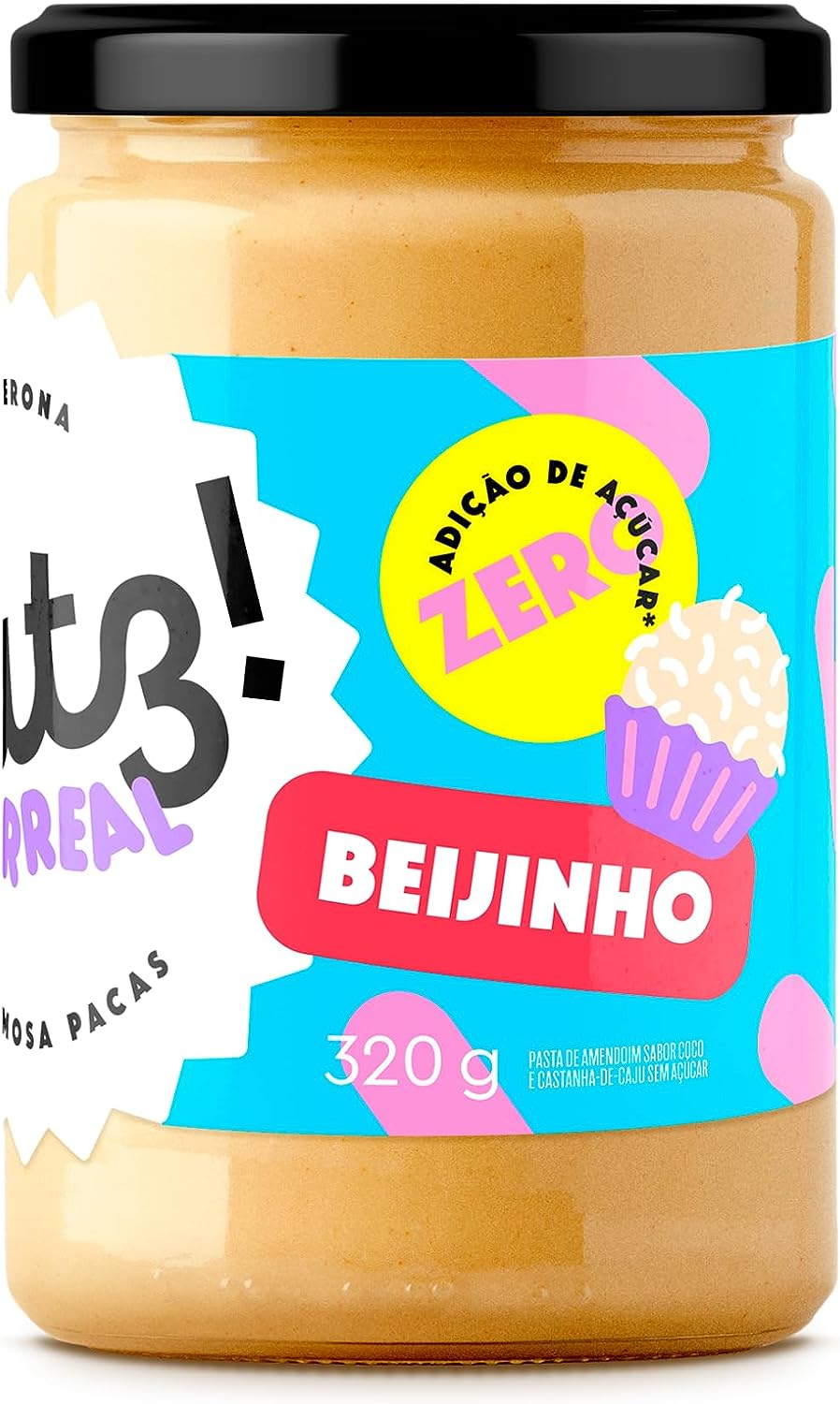 Pasta De Amendoim Beijinho Surreal Putz! 550g