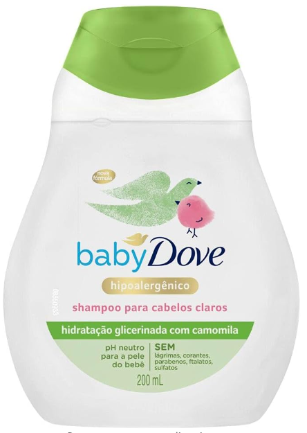 Shampoo Baby Dove Hidratação Glicerinada 200ml