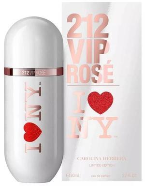 212 Vip Rose I Love Ny Carolina Herrera - Perfume Feminino - Eau De Parfum 80ml