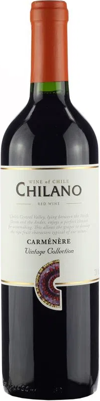 Vinho Chileno Chilano Tinto Carmenere 750ml Chilano