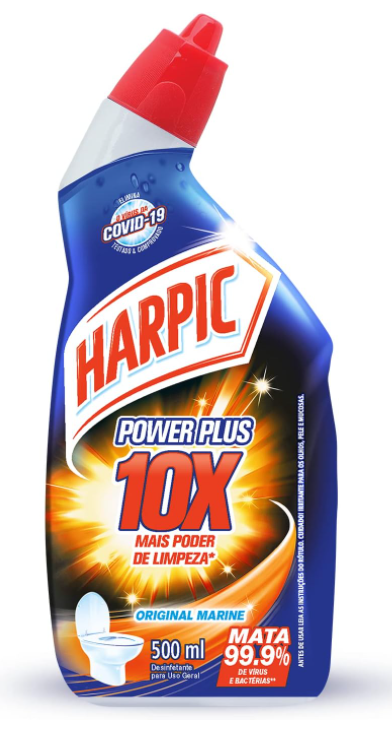 Desinfetante Líquido Harpic Power Plus 500ml