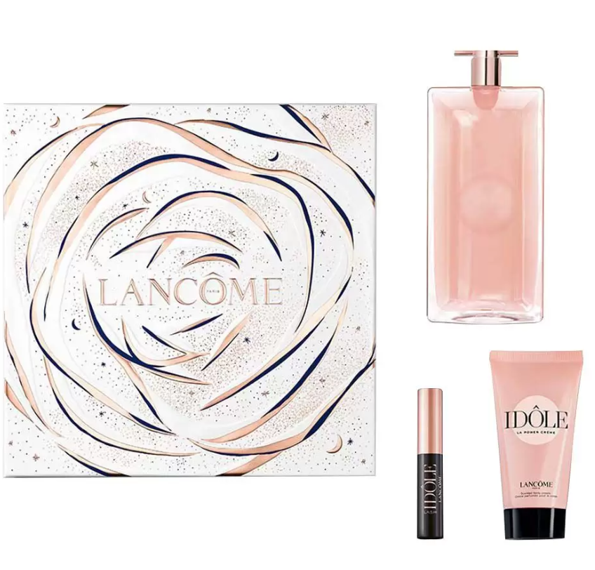 Idôle Lancôme Coffret Kit Kit Perfume Feminino Edp + Creme Idôle La Power + Mini Máscara Hypnôse