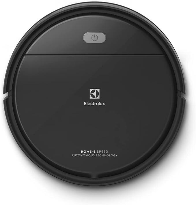 Aspirador de po robo Electrolux 2h20min bateria longa duração automatico varre aspira passa pano ERB10 bivolt preto sensor antiqueda