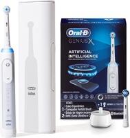 Escova Elétrica Recarregável Oral-B Genius X Bivolt + 2 Refis Sensi Ultrafino e CrossAction