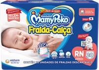 MamyPoko Fralda Calça Tamanho RN, embalagem Regular, 20 Unidades, Branco