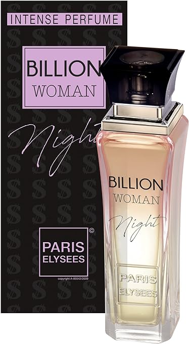 Perfume Importado Paris Elysees Eau De Toilette Feminino Billion Woman Night 100ml