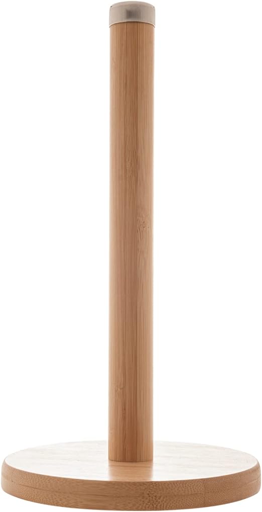 Porta Papel Toalha de Bambu 14cm x 26cm - Lyor