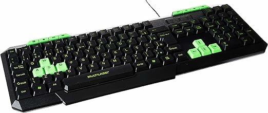 Teclado Gamer Multimídia Slim Verde Multi - TC243