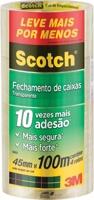 Scotch, 3m, Fita Empacotamento Transparente 45mm X 45m 4 Unidades