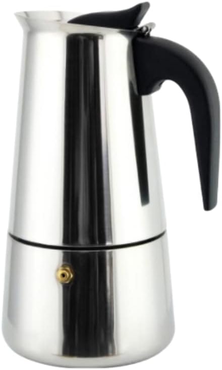 Cafeteira Italiana | Cafeteira tipo Italiana | Inox | 4 xícaras de 50 ml | Capacidade 200ml