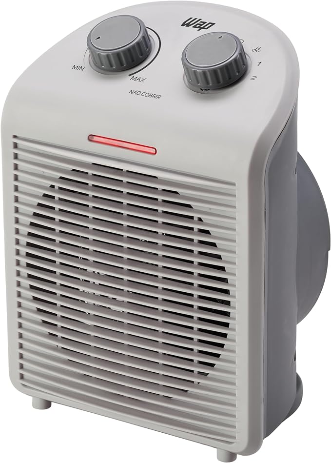 Wap Air Heat Aquecedor De Ambientes Elétrico Portátil 1500w 3 Em 1 Com Ventilador E Triplo Sistema De Segurança 127v