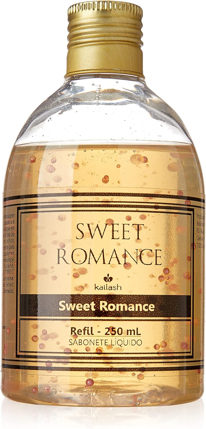 Kailash Cosméticos Refil Sabonete Líquido Hidratante Sweet Romance 250ml