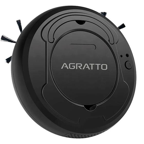 Aspirador de Pó Robo Agratto Praticci 3 em 1 Bivolt Com Carregador USB