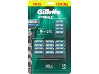 Carga para Aparelho de Barbear Gillette - Mach 3 16 Unidades