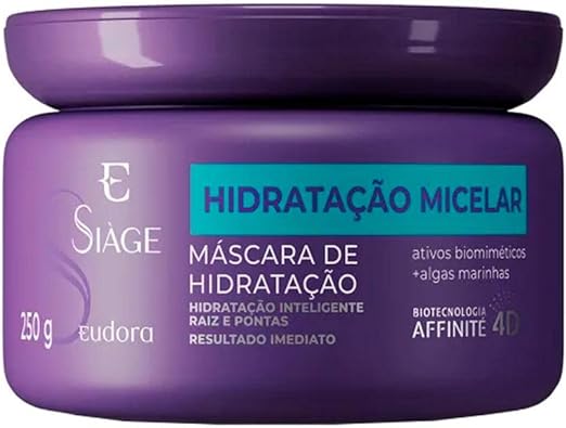 Eudora Siàge Hidratação Micelar Máscara Capilar 250g