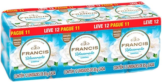 Francis Sabonete Em Barra Suave Azul 85G